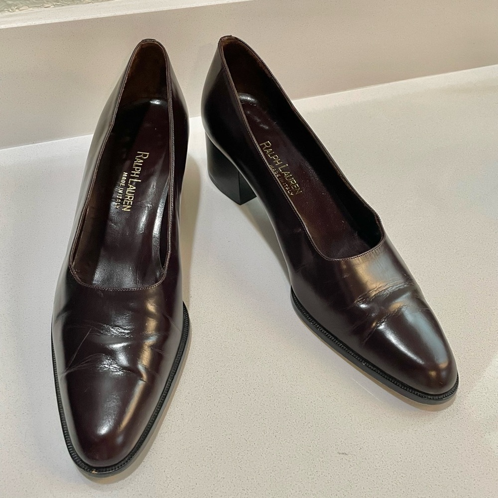 Ralph Lauren Block Heel Pumps